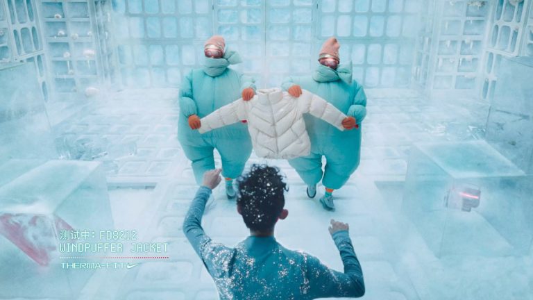 Nike playfully challenges winter jackets in a test